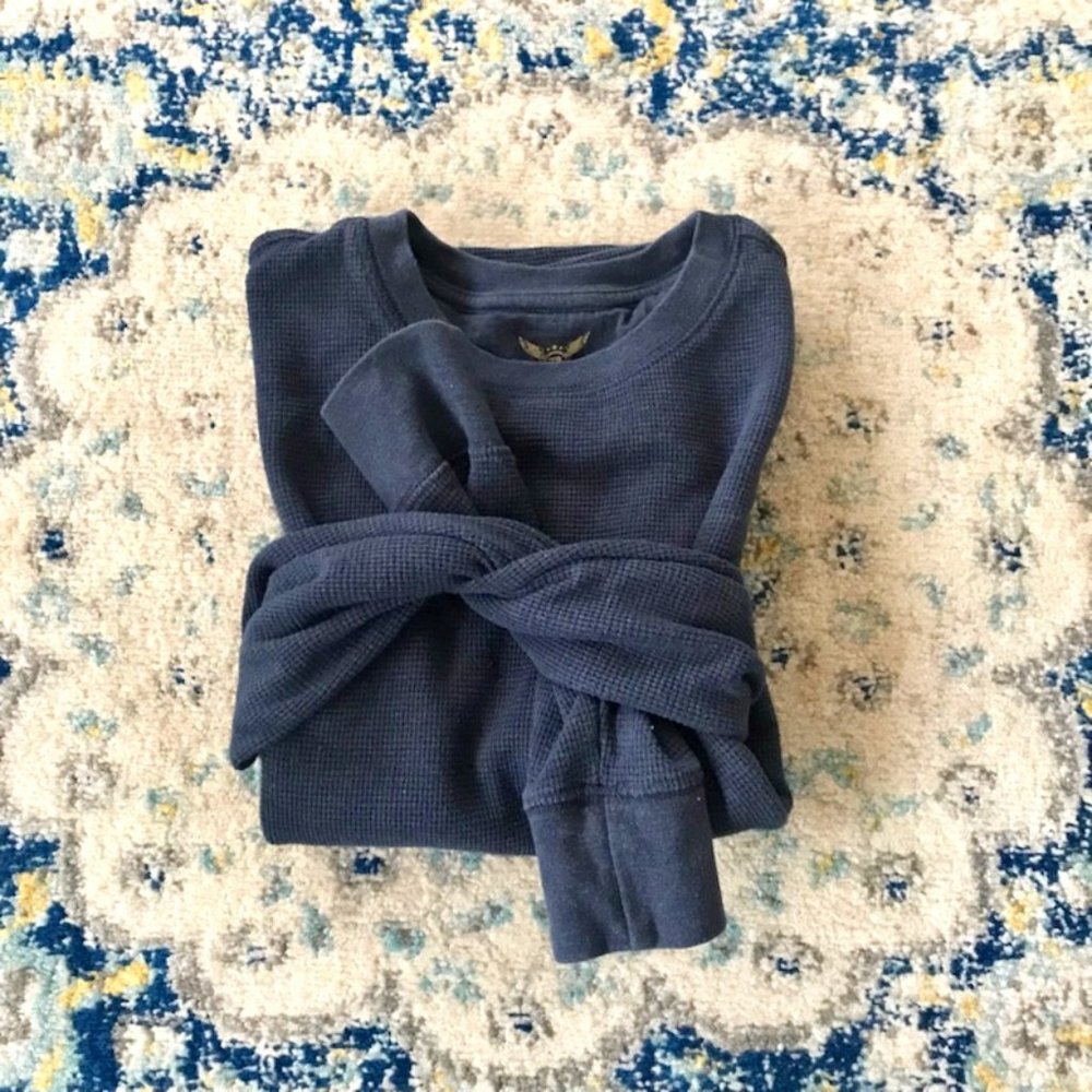 Oversized Waffle Knit Top